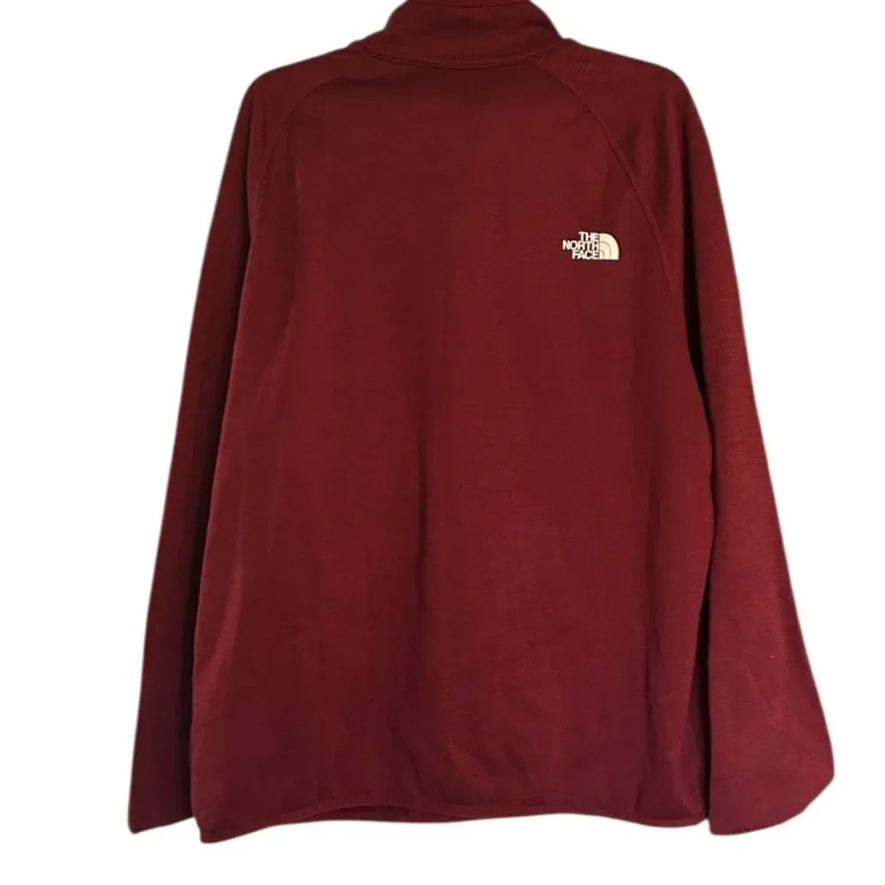 The North Face ½ Zip Pullover Jacket Size XL Men's Heathered Maroon Canyon-lands